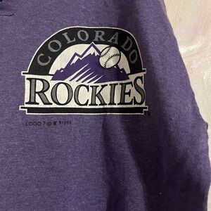 Colorado Rockies  Purple Shirt